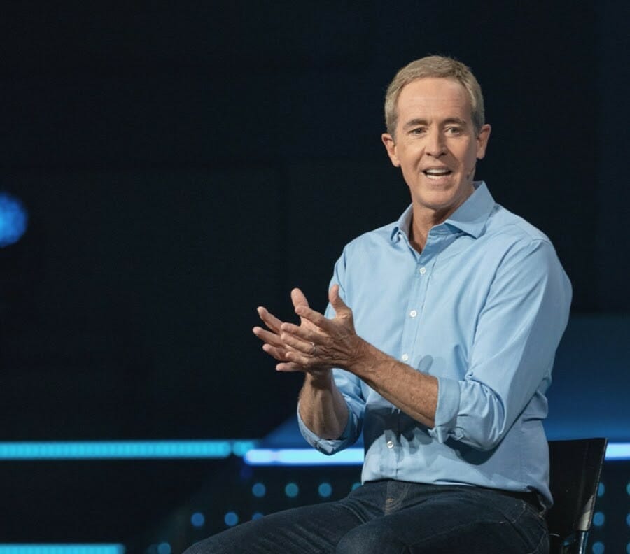 Andy Stanley speaking in an event