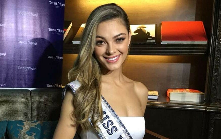 Beautiful Demi-Leigh Nel-Peters at Miss Universe