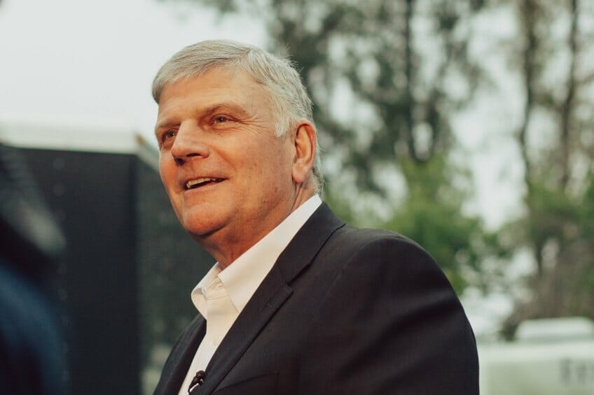 Franklin Graham in his old dashing look