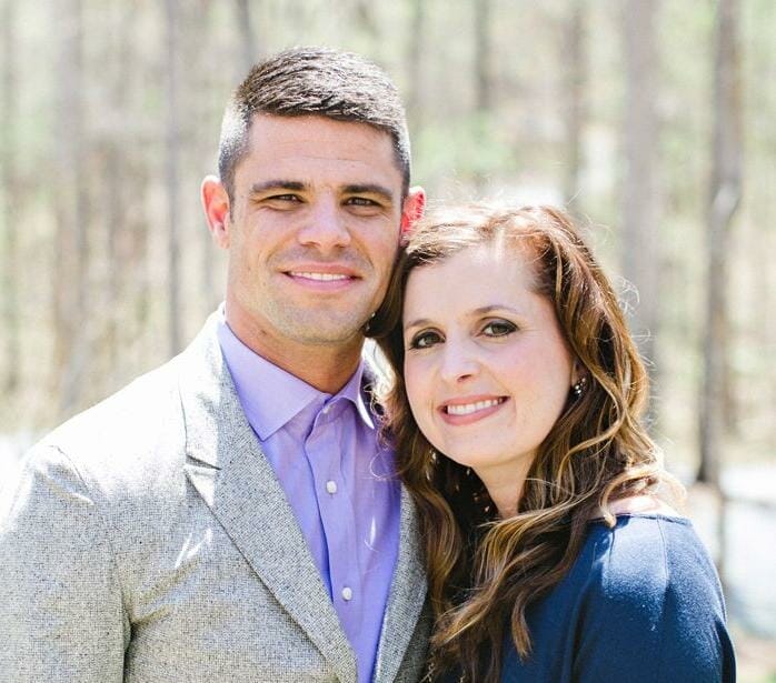 Steven Furtick and his wife together with their beautiful smiles