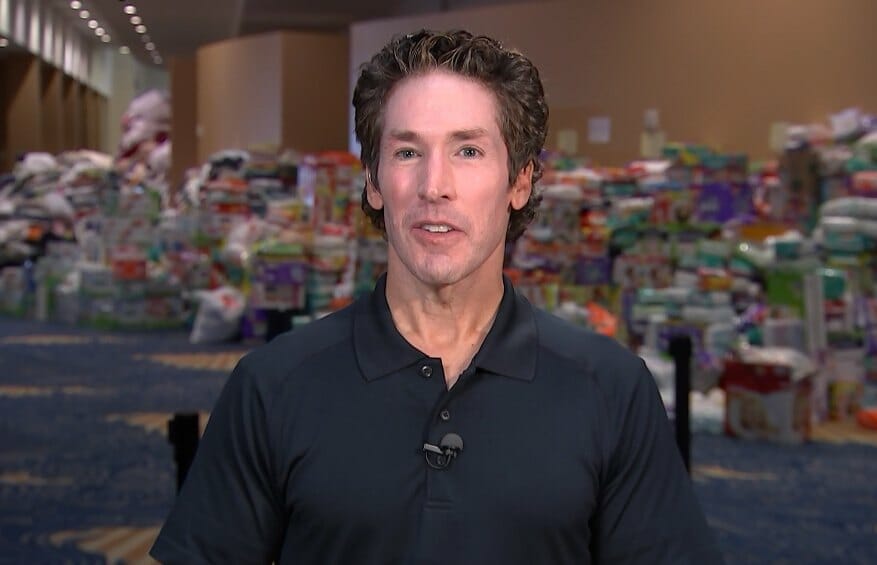Famous pastor Joel Osteen at his interview