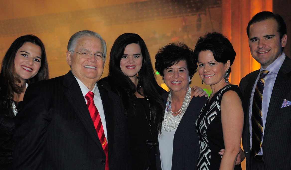 John Hagee with his wife and his children