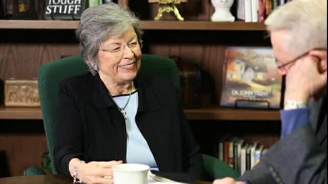 Chuck Swindoll smiling with his wife, Chuck Swindoll