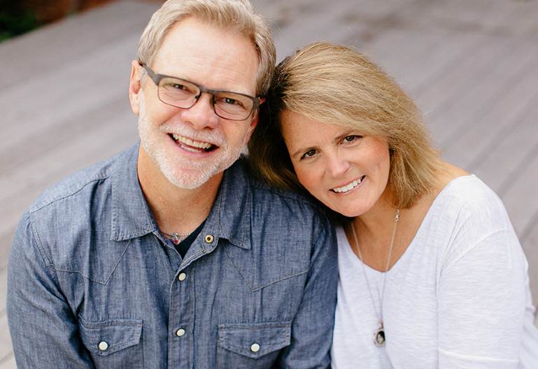 Steven Curtis with his wife, Mary Beth